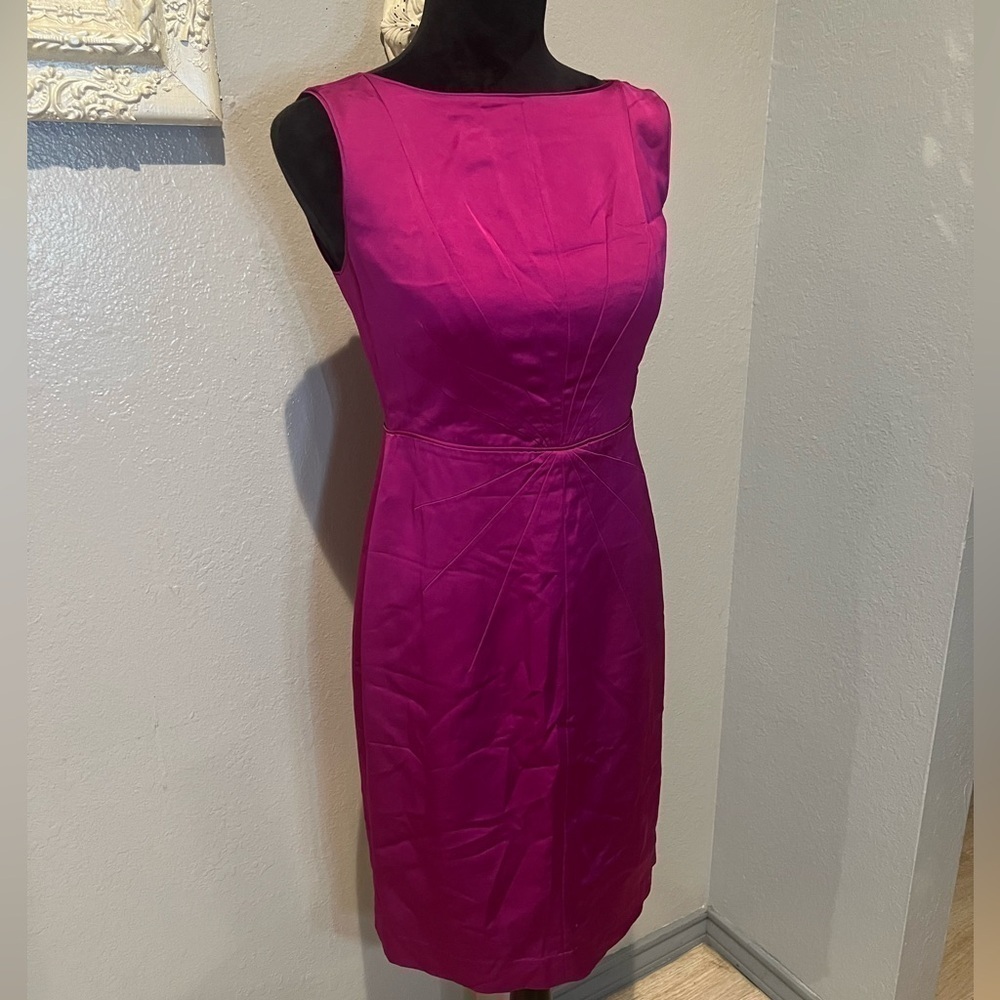 Banana republic magenta fuchsia shift dress